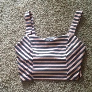 Stripped crop top